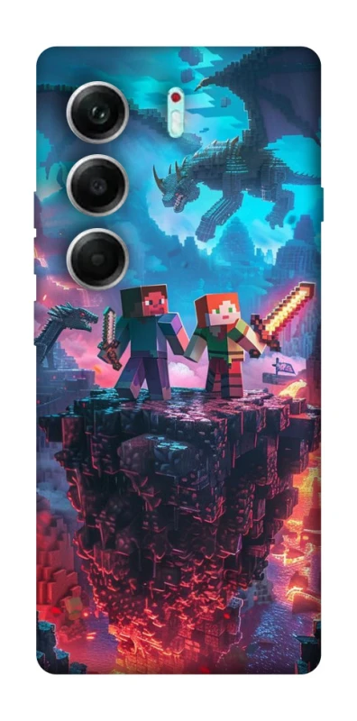 Чохол на Tecno Camon 40 Pro 5G Minecraft v3 фото 1 з 1