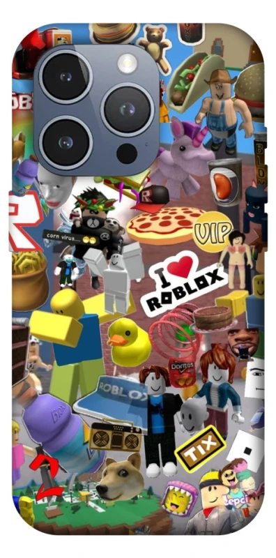 Чехол на Apple iPhone 16 Pro Max Roblox collage ver.5 фото 1 из 1