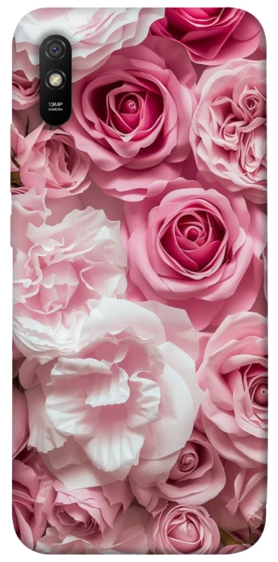 Чохол на Xiaomi Redmi 9A Рожеві Квіти фото 1 з 1