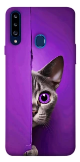 Чохол на Samsung Galaxy A20s Кіт-підглядач фото 1 з 1