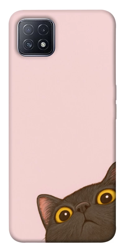 Чохол на Oppo A73 Peeping cat фото 1 з 1