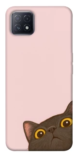 Чохол на Oppo A73 Peeping cat фото 1 з 1