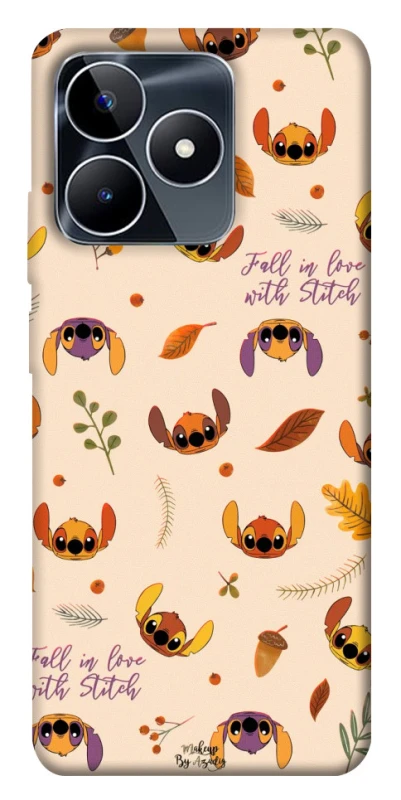 Чохол на Realme C53 Fall in love with Stitch фото 1 з 1