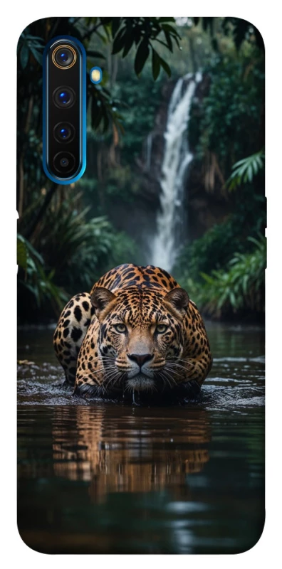 Чохол на Realme 6 Pro Leopard in water фото 1 з 1