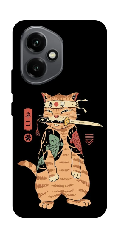 Чехол на Honor 400 Кот-самурай фото 1 из 1