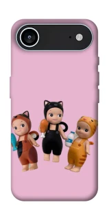 Чохол на Apple iPhone 17 Air (6.5") Cat Cafe Trio фото 1 з 1