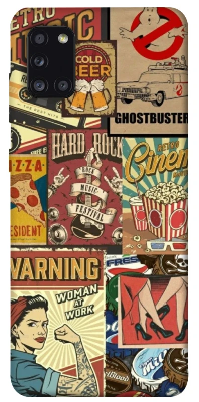Чохол на Samsung Galaxy A31 Retro collage ver.2 фото 1 з 1