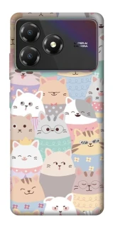 Чехол на ZTE Blade A36 Funny Kittens ver.2 фото 1 из 1