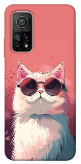 Чохол на Xiaomi Mi 10T Сat with glasses фото 1 з 1