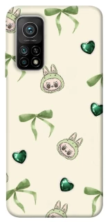 Чехол на Xiaomi Mi 10T Labubu Green Heart фото 1 из 1