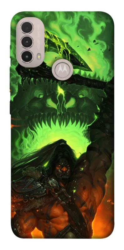 Чохол на Motorola Moto E40 Gromash Hellscream фото 1 з 1