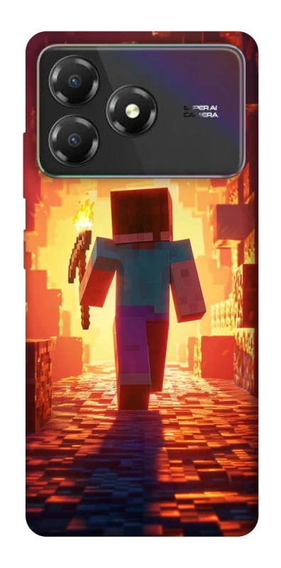 Чохол на ZTE Blade A36 Minecraft adventure фото 1 з 1