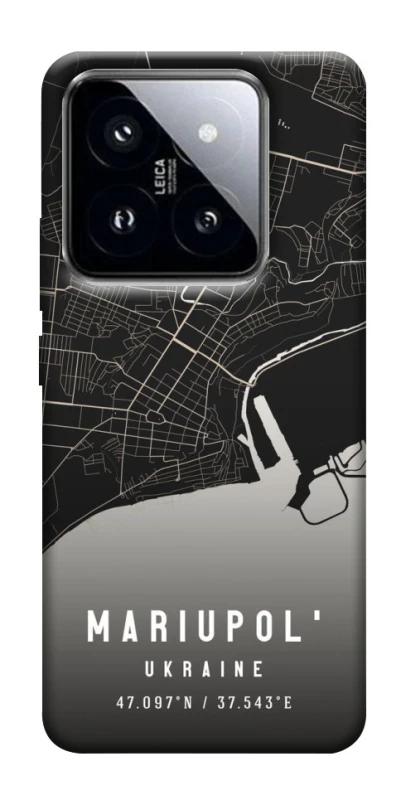 Чохол на Xiaomi 14 Pro Mariupol map фото 1 з 1