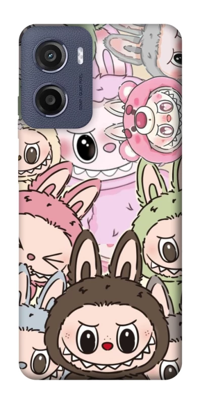 Чохол на Motorola Moto G05 All Labubu 3 фото 1 з 1