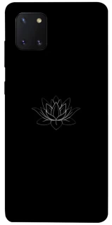 Чохол на Samsung Galaxy Note 10 Lite (A81) Black Lotus фото 1 Чохол на Samsung Galaxy Note 10 Lite (A81) Black Lotus фото 1 з 1