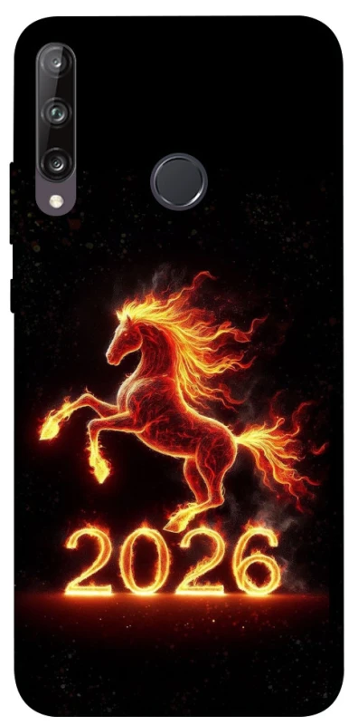 Чохол на Huawei P40 Lite E Red Fire Horse ver.1 фото 1 з 1