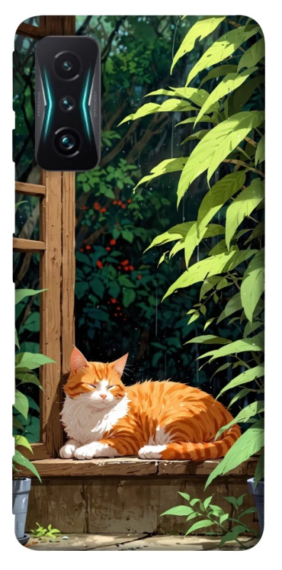 Чохол на Xiaomi Redmi K50 Gaming red cat фото 1 з 1