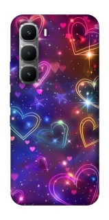 Чохол на Infinix Hot 60 Pro Drawn hearts фото 1 з 1