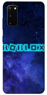 Чохол на Samsung Galaxy S20 Roblox Space Logo Blue фото 1 з 1