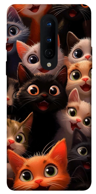 Чохол на OnePlus 8 happy cats фото 1 з 1