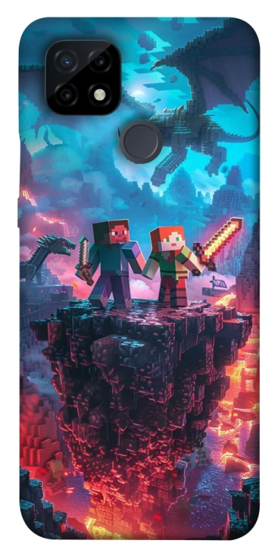 Чохол на Realme C21 Minecraft v3 фото 1 з 1