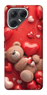 Чохол на TECNO Pova 7 bear in hearts фото 1 з 1
