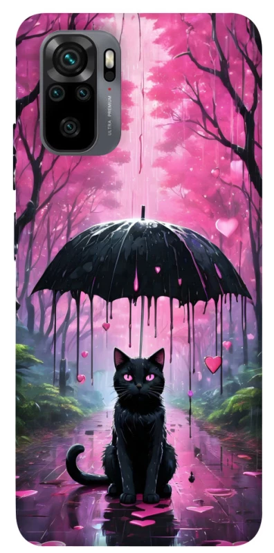 Чохол на Xiaomi Redmi Note 10 / Note 10s Black cat фото 1 з 1