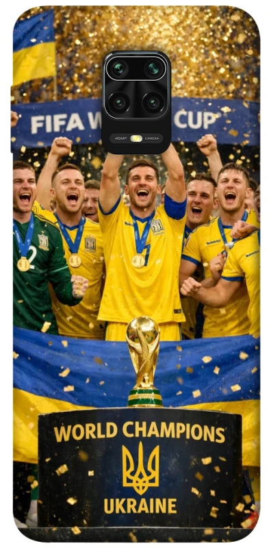 Чехол на Xiaomi Redmi Note 9s / Note 9 Pro / Note 9 Pro Max UA-Football ver.5 фото 1 из 1