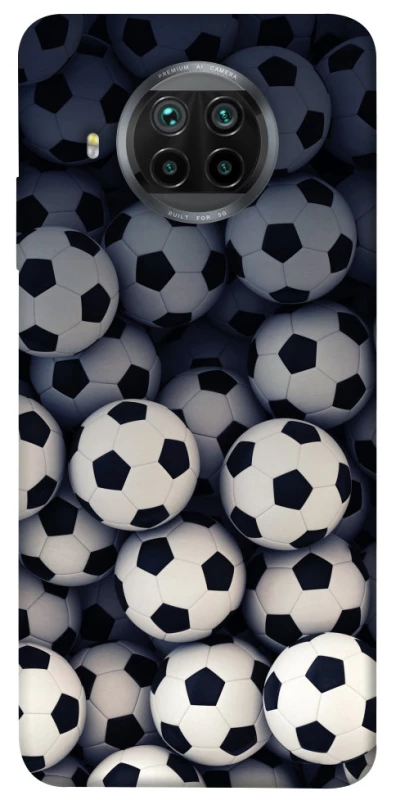 Чохол на Xiaomi Mi 10T Lite / Redmi Note 9 Pro 5G Футбольні м'ячи фото 1 з 1