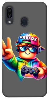 Чохол на Samsung Galaxy A20 / A30 Roblox Gamer Peace фото 1 з 1