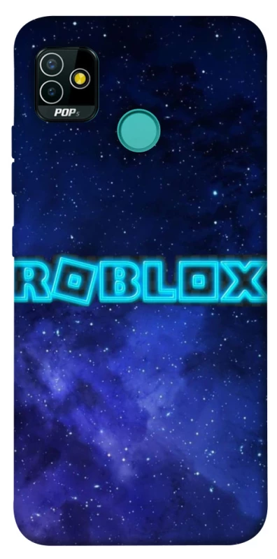 Чехол на TECNO POP 5 Roblox Space Logo Blue фото 1 из 1