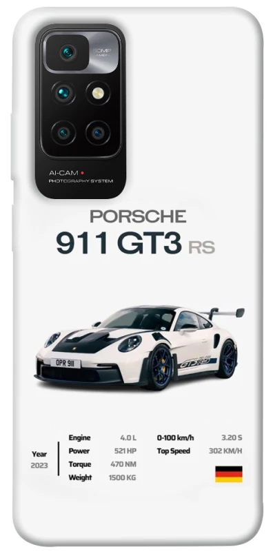 Чохол на Xiaomi Redmi 10 Porsche 911 GT3 фото 1 з 1