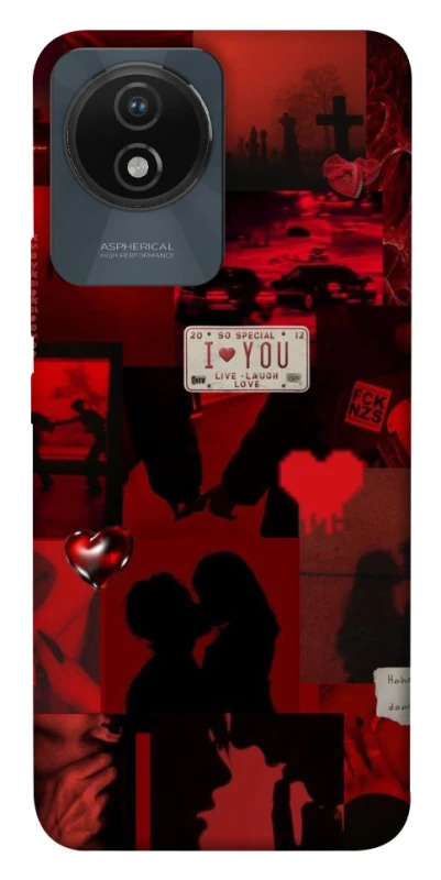 Чохол на Vivo Y02 Love collage ver.2 фото 1 з 1