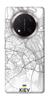 Чохол на Honor X9c Kiev white map фото 1 з 1