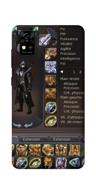 Чехол на ZTE Blade A31 Character Menu ver.1 фото 1 из 1