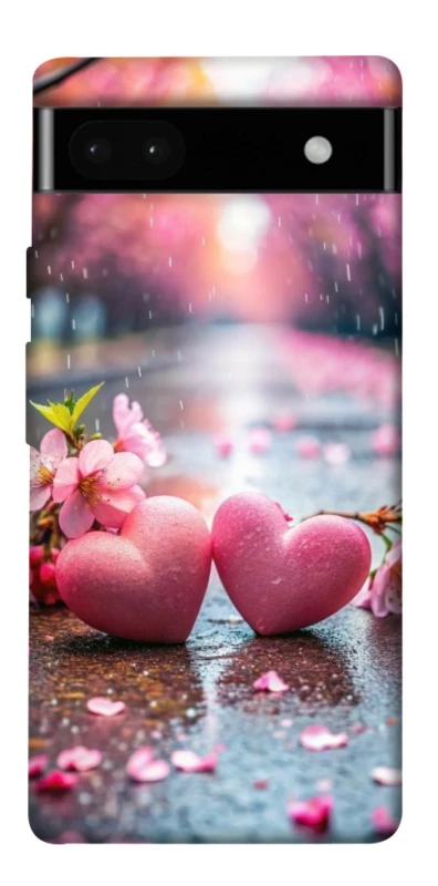 Чехол на Google Pixel 6a Pink heart фото 1 из 1