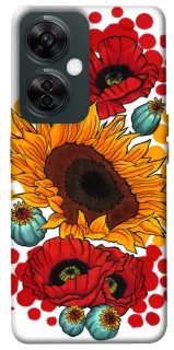 Чехол на OnePlus Nord CE 3 Lite Подсолнечники и маки фото 1 из 1