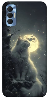Чехол на TECNO Spark 8P Кот под луной фото 1 из 1