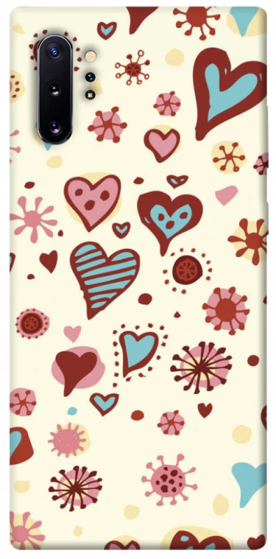 Чехол на Samsung Galaxy Note 10 Plus Pretty hearts фото 1 из 1