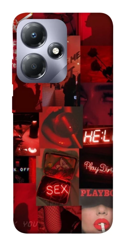 Чехол на Infinix Hot 30i Love collage ver.3 фото 1 из 1