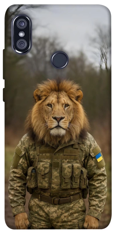 Чохол на Xiaomi Redmi Note 5 Pro / Note 5 (AI Dual Camera) Лев захисник фото 1 з 1