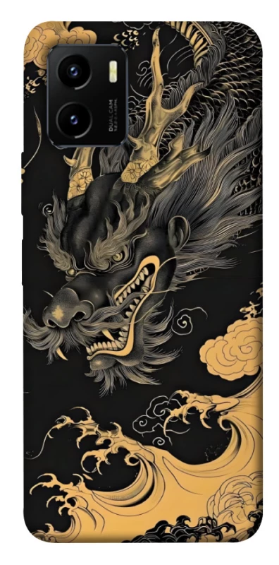 Чохол на Vivo Y15s gold dragon фото 1 з 1