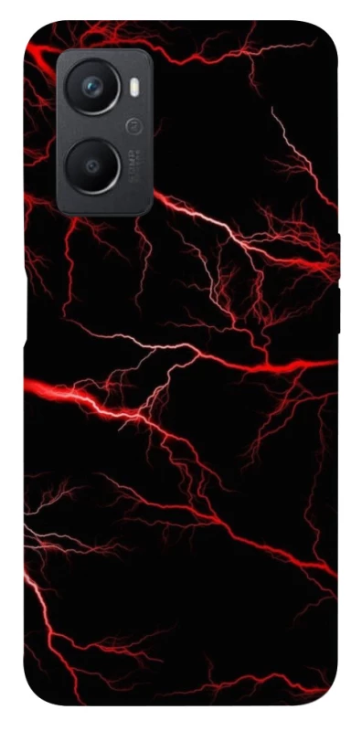 Чехол на Oppo A96 Красная молния фото 1 из 1