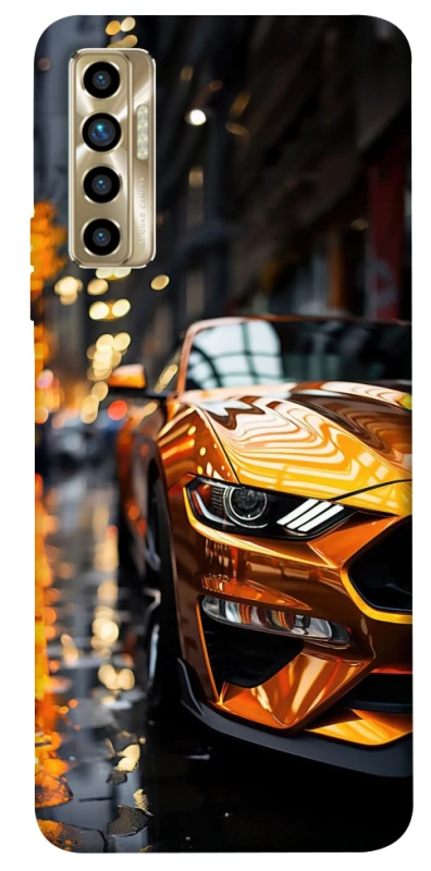 Чохол на TECNO Camon 17P Golden sports car фото 1 з 1