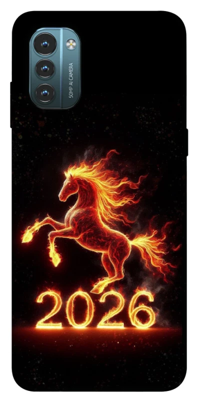 Чехол на Nokia G21 Red Fire Horse ver.1 фото 1 из 1