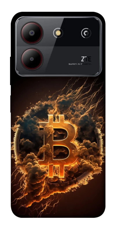 Чохол на ZTE Blade A54 4G Smoky Bitcoin фото 1 з 1