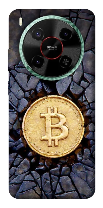 Чохол на ZTE Nubia V70 Max Bitcoin cracks фото 1 з 1