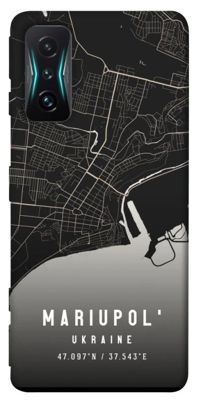 Чохол на Xiaomi Redmi K50 Gaming Mariupol map фото 1 з 1