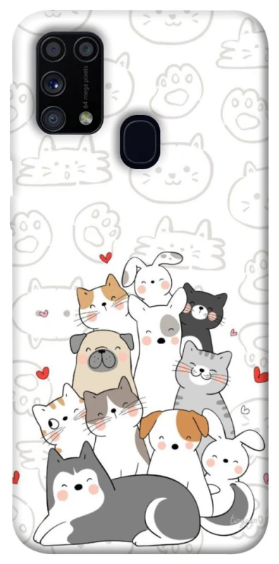 Чохол на Samsung Galaxy M31 Funny Pets фото 1 з 1