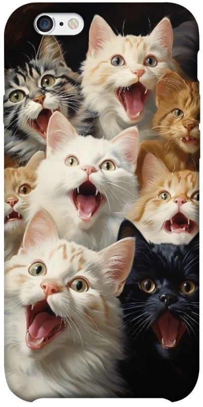 Чохол на Apple iPhone 6/6s plus (5.5") Коти фото 1 з 1
